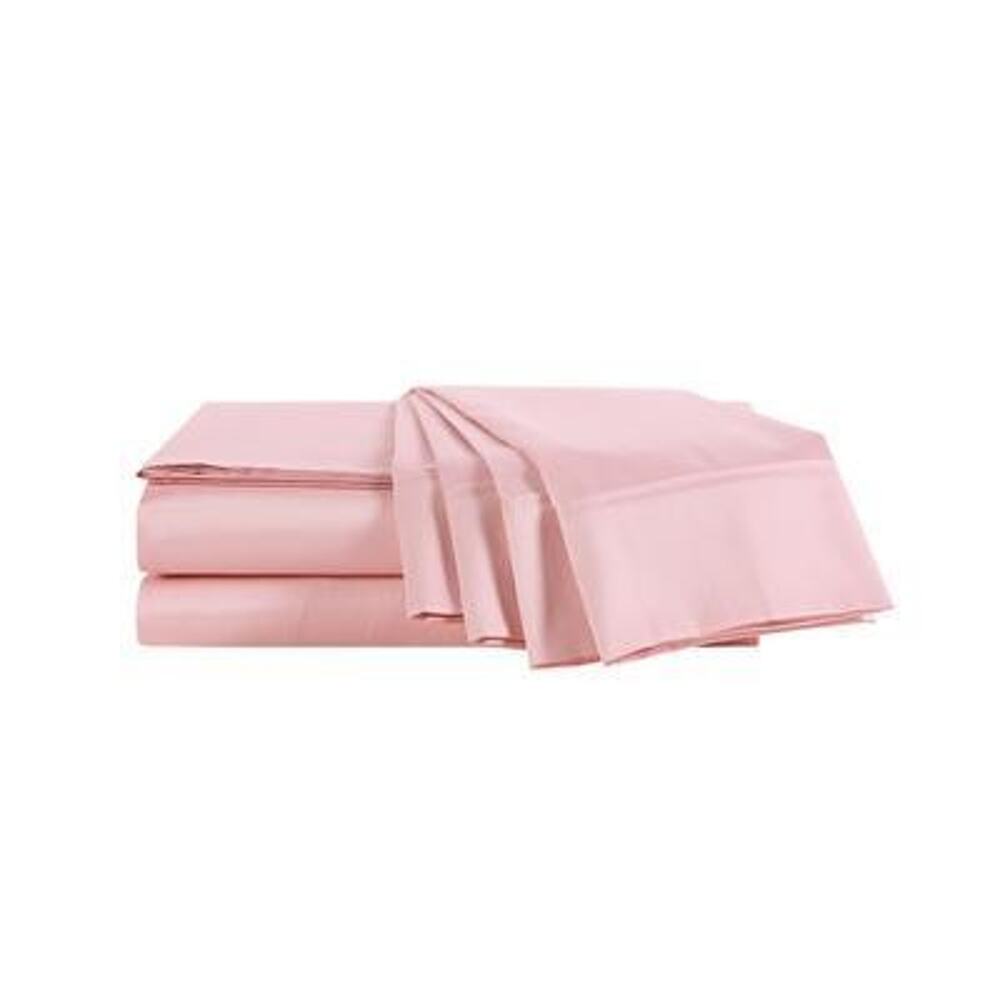 WellBeing by Sunham Wellbeing Blush 300 Thread Count 4 Pc. Sheet Set Cal King
